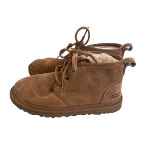 UGG Chestnut Suede Lace-Up Boots size 6